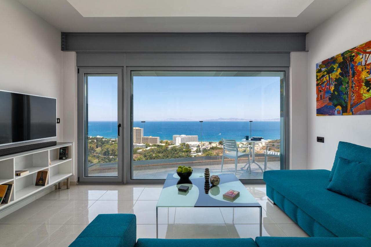 Rhodes Skyline Suites 依克希亚 外观 照片