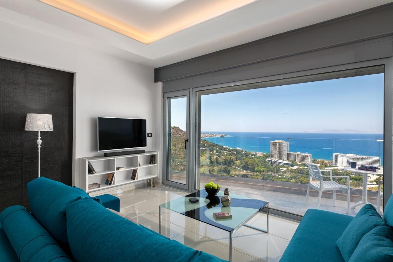 Rhodes Skyline Suites 依克希亚 外观 照片